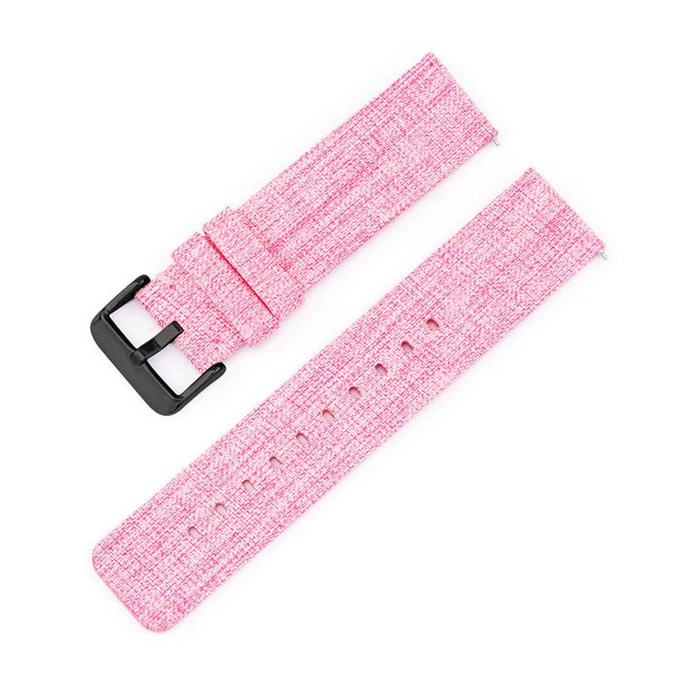 Stainless Steel Pin Buckle Nylon Woven Canvas Watch Band, 20mm, 22mm