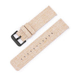 Stainless Steel Pin Buckle Nylon Woven Canvas Watch Band, 20mm, 22mm