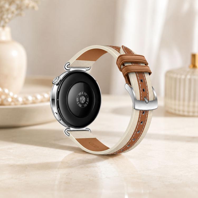 xDfind Spliced Genuine Leather Watch Band, For Huawei Watch GT 6 41mm