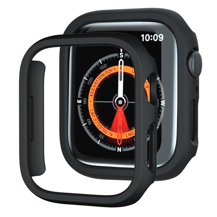 xDfind PC Frosted Hollow Half Coverage Watch Cover, For Apple Watch Series 6 / 5 / 4 / SE 44mm, For Apple Watch Series 6 / 5 / 4 / SE 40mm, For Apple Watch Series 11 46mm / 10 46mm, For Apple Watch Series 11 42mm / 10 42mm