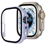 xDfind Tempered Glass Film Integrated PC Watch Cover, For Apple Watch Ultra 3 / 2 / 1 49mm, For Apple Watch Series 9 / 8 / 7 45mm, For Apple Watch Series 9 / 8 / 7 41mm, For Apple Watch Series 3 / 2 / 1 38mm