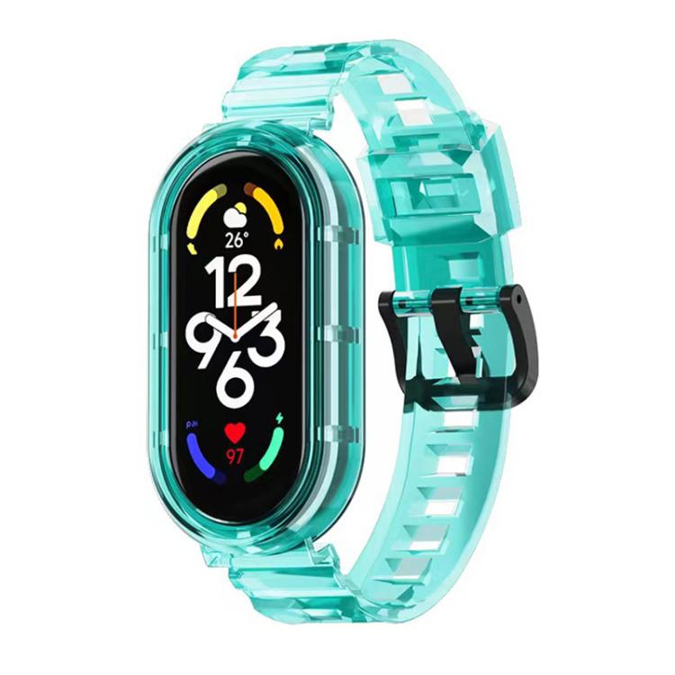 xDfind Glacier Armor Integrated Cover TPU Watch Band, For Xiaomi Smart Band 10 / 9 / 8
