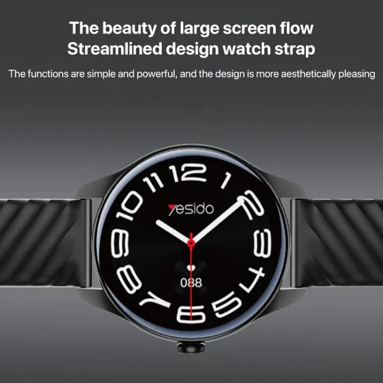 Yesido IO43 Fitness Tracker Smart BT Watch, 1.53 inch Screen, Support BT Call / Heart Rate, IO43