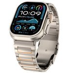 I-shaped Safety Clasp Titanium Alloy Watch Band, For Apple Watch 46mm / 49mm / 45mm / 44mm, For Apple Watch 42mm / 41mm / 40mm / 38mm