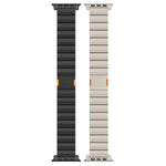 Thick One-bead Magnetic Clasp Titanium Alloy Watch Band, For Apple Watch 46mm / 49mm / 45mm / 44mm, For Apple Watch 42mm / 41mm / 40mm / 38mm