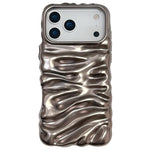 Cream Texture Electroplating TPU Full Coverage Phone Case, For iPhone 17 Pro Max, For iPhone 17 Pro, For iPhone 17, For iPhone 16 Pro Max
