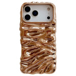 Cream Texture Electroplating TPU Full Coverage Phone Case, For iPhone 17 Pro Max, For iPhone 17 Pro, For iPhone 17, For iPhone 16 Pro Max