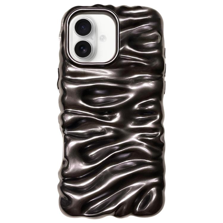 Cream Texture Electroplating TPU Full Coverage Phone Case, For iPhone 16, For iPhone 15 Pro Max, For iPhone 15 Pro, For iPhone 15 Plus, For iPhone 15