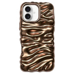 Cream Texture Electroplating TPU Full Coverage Phone Case, For iPhone 16, For iPhone 15 Pro Max, For iPhone 15 Pro, For iPhone 15 Plus, For iPhone 15