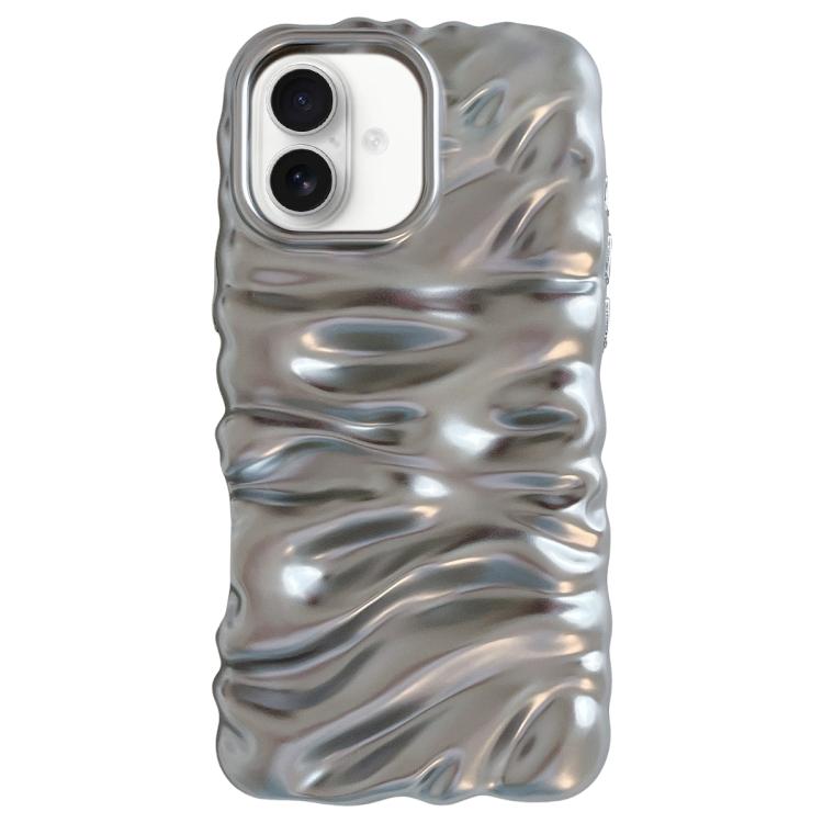 Cream Texture Electroplating TPU Full Coverage Phone Case, For iPhone 16, For iPhone 15 Pro Max, For iPhone 15 Pro, For iPhone 15 Plus, For iPhone 15