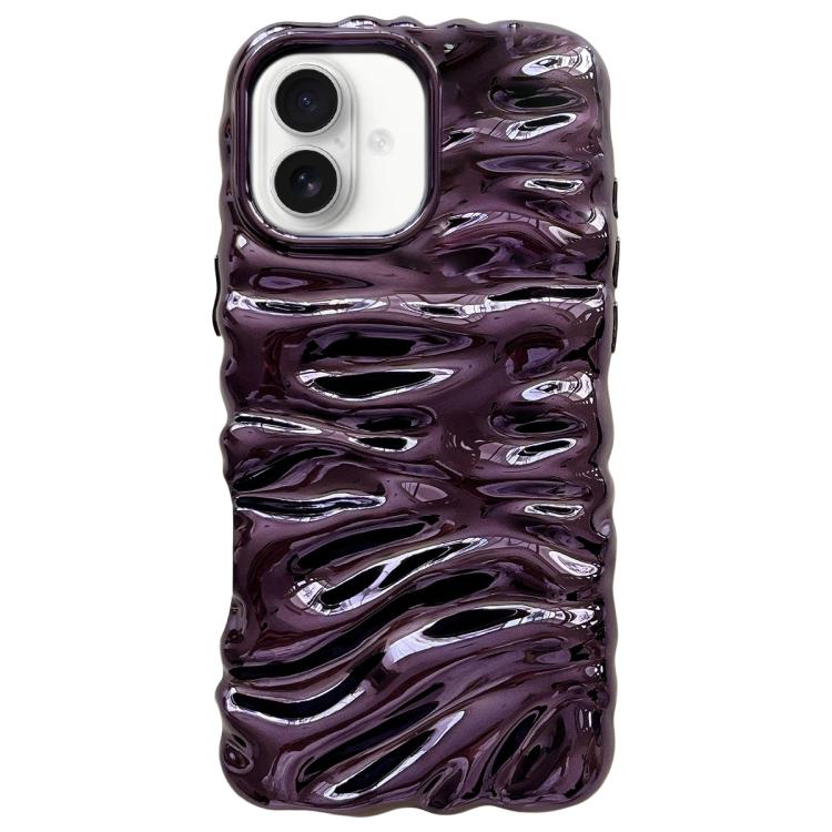 Cream Texture Electroplating TPU Full Coverage Phone Case, For iPhone 16, For iPhone 15 Pro Max, For iPhone 15 Pro, For iPhone 15 Plus, For iPhone 15