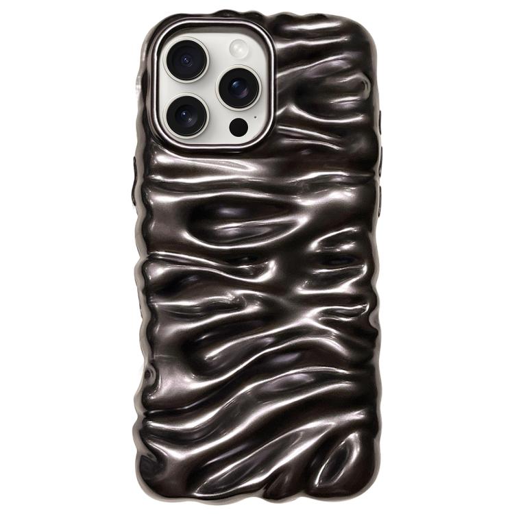 Cream Texture Electroplating TPU Full Coverage Phone Case, For iPhone 16, For iPhone 15 Pro Max, For iPhone 15 Pro, For iPhone 15 Plus, For iPhone 15