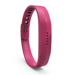 For Fitbit Flex 2 xDfind Translucent Film Metal Buckle Silicone Watch Band, S, L