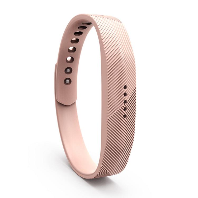 For Fitbit Flex 2 xDfind Translucent Film Metal Buckle Silicone Watch Band, S, L