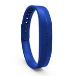 For Fitbit Flex 2 xDfind Translucent Film Metal Buckle Silicone Watch Band, S, L