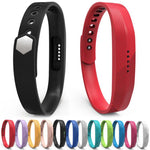 For Fitbit Flex 2 xDfind Translucent Film Metal Buckle Silicone Watch Band, S, L