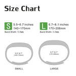 For Fitbit Flex 2 xDfind Translucent Film Metal Buckle Silicone Watch Band, S, L