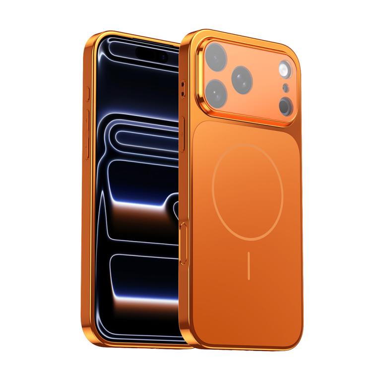 Corning Glass Plating Large Window MagSafe Phone Case, For iPhone 17 Pro Max, For iPhone 17 Pro, For iPhone 17, For iPhone Air, For iPhone 16 Pro Max, For iPhone 16 Pro, For iPhone 16, For iPhone 15 Pro Max, For iPhone 15 Pro