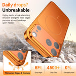 Corning Glass Plating Large Window MagSafe Phone Case, For iPhone 12 Pro, For iPhone 11 Pro Max, For iPhone 11