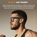 M02 Ultra 8MP Camera AI Smart Glasses Photochromic Lenses, with Black Charging Case, with Brown Charging Case