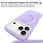 Jelly Liquid Silicone MagSafe Holder Phone Case, For iPhone 16 Pro, For iPhone 16, For iPhone 15 Pro Max, For iPhone 15 Pro, For iPhone 15
