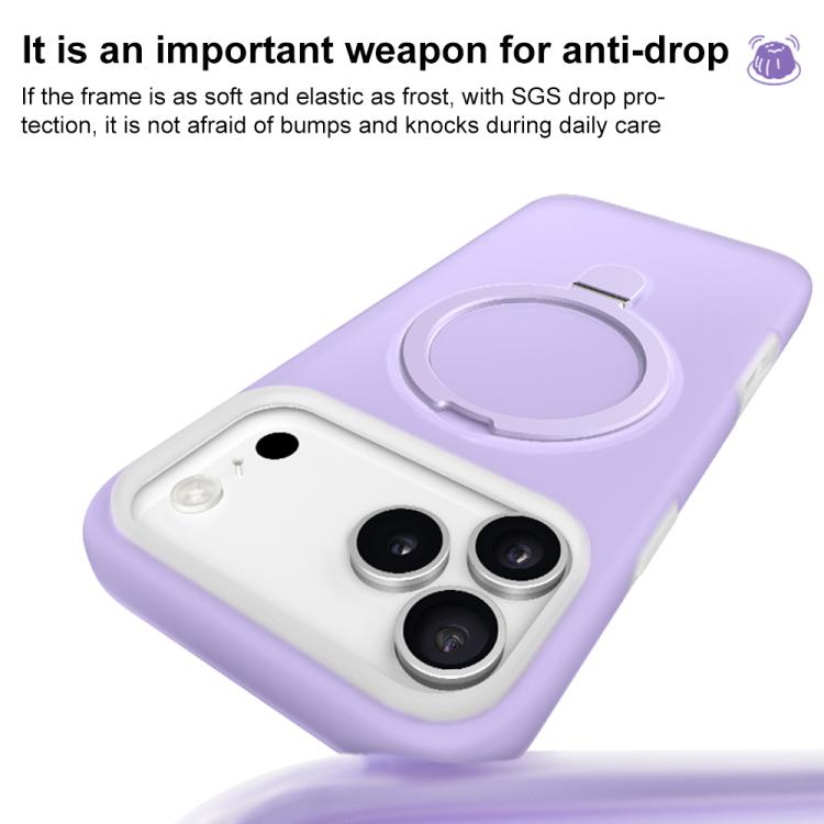 Jelly Liquid Silicone MagSafe Holder Phone Case, For iPhone 16 Pro, For iPhone 16, For iPhone 15 Pro Max, For iPhone 15 Pro, For iPhone 15