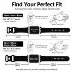 5 Pack xDfind Butterfly Buckle Silicone Watch Band, For Apple Watch 42 / 44 / 45 / 46 / 49mm, For Apple Watch 38 / 40 / 41 / S11 42mm