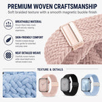5 Pack xDfind Magnetic Buckle Loop Woven Watch Band, For Apple Watch 42 / 44 / 45 / 46 / 49mm, For Apple Watch 38 / 40 / 41 / S11 42mm
