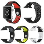 5 Pack xDfind Two Color Silicone Sports Watch Band, For Apple Watch 42 / 44 / 45 / 46 / 49mm, For Apple Watch 38 / 40 / 41 / S11 42mm