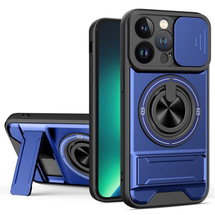 Lens Sliding Window Multifunctional Magnetic Shockproof Phone Case, For iPhone 13 Pro Max, For iPhone 13 Pro, For iPhone 12 Pro Max, For iPhone 11 Pro Max, For iPhone 11