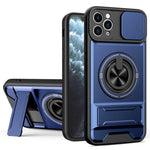 Lens Sliding Window Multifunctional Magnetic Shockproof Phone Case, For iPhone 13 Pro Max, For iPhone 13 Pro, For iPhone 12 Pro Max, For iPhone 11 Pro Max, For iPhone 11