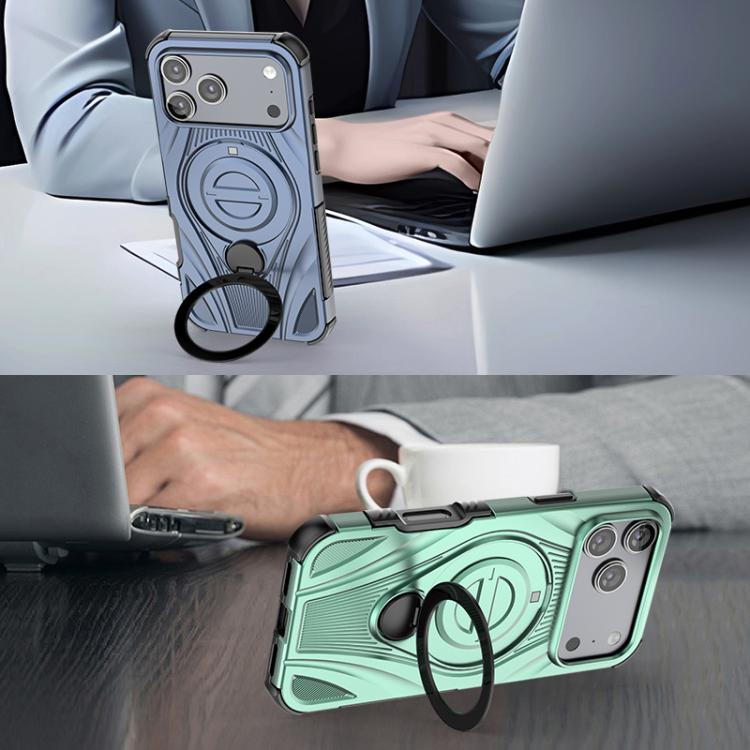Star Ring Metallic Pivot Bracket Magnetic Phone Case, For iPhone 17 Pro Max, For iPhone 17 Pro, For iPhone 17, For iPhone Air, For iPhone 16 Pro Max, For iPhone 16 Pro, For iPhone 16