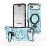 Star Ring Metallic Pivot Bracket Magnetic Phone Case, For iPhone 17 Pro Max, For iPhone 17 Pro, For iPhone 17, For iPhone Air, For iPhone 16 Pro Max, For iPhone 16 Pro, For iPhone 16