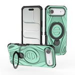 Star Ring Metallic Pivot Bracket Magnetic Phone Case, For iPhone 17 Pro Max, For iPhone 17 Pro, For iPhone 17, For iPhone Air, For iPhone 16 Pro Max, For iPhone 16 Pro, For iPhone 16