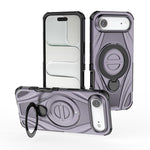 Star Ring Metallic Pivot Bracket Magnetic Phone Case, For iPhone 17 Pro Max, For iPhone 17 Pro, For iPhone 17, For iPhone Air, For iPhone 16 Pro Max, For iPhone 16 Pro, For iPhone 16