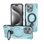 Star Ring Metallic Pivot Bracket Magnetic Phone Case, For iPhone 17 Pro Max, For iPhone 17 Pro, For iPhone 17, For iPhone Air, For iPhone 16 Pro Max, For iPhone 16 Pro, For iPhone 16