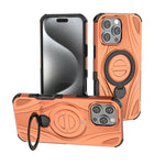 Star Ring Metallic Pivot Bracket Magnetic Phone Case, For iPhone 17 Pro Max, For iPhone 17 Pro, For iPhone 17, For iPhone Air, For iPhone 16 Pro Max, For iPhone 16 Pro, For iPhone 16