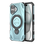 Star Ring Metallic Pivot Bracket Magnetic Phone Case, For iPhone 17 Pro Max, For iPhone 17 Pro, For iPhone 17, For iPhone Air, For iPhone 16 Pro Max, For iPhone 16 Pro, For iPhone 16