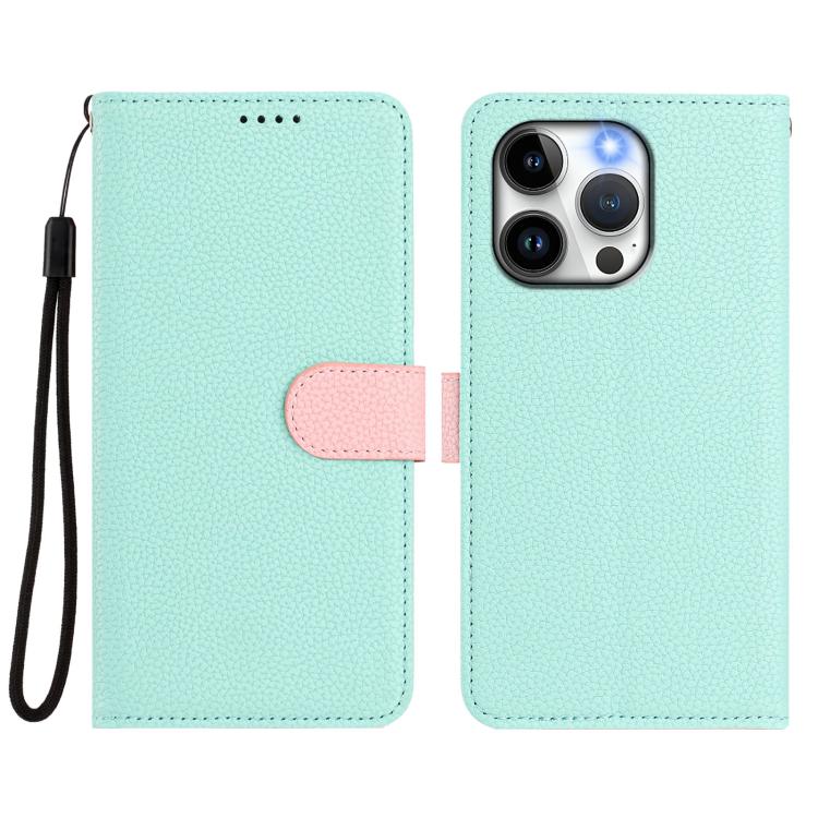 Detachable Litchi Texture Magnetic Side-Patch Vegan Leather Phone Case, For iPhone 15 Pro Max, For iPhone 15 Pro, For iPhone 15 Plus, For iPhone 15, For iPhone 14 Plus, For iPhone 14, For iPhone 14 Pro, For iPhone 14 Pro Max