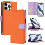 Detachable Litchi Texture Magnetic Side-Patch Vegan Leather Phone Case, For iPhone 15 Pro Max, For iPhone 15 Pro, For iPhone 15 Plus, For iPhone 15, For iPhone 14 Plus, For iPhone 14, For iPhone 14 Pro, For iPhone 14 Pro Max