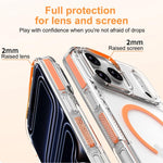 Ice Armor Magnetic PC Hybrid TPU Phone Case, For iPhone 17 Pro Max, For iPhone 17 Pro, For iPhone Air