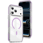 Crystal Shield Clear Magnetic Acrylic Hybrid TPU Phone Case, For iPhone 17 Pro Max, For iPhone 17 Pro, For iPhone 17, For iPhone Air, For iPhone 16 Pro Max, For iPhone 16 Pro