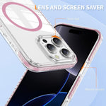 Crystal Shield Clear Magnetic Acrylic Hybrid TPU Phone Case, For iPhone 16 Pro Max, For iPhone 16 Pro, For iPhone 16 Plus, For iPhone 16, For iPhone 15 Pro Max, For iPhone 15 Pro