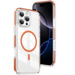 Crystal Shield Clear Magnetic Acrylic Hybrid TPU Phone Case, For iPhone 16 Pro Max, For iPhone 16 Pro, For iPhone 16 Plus, For iPhone 16, For iPhone 15 Pro Max, For iPhone 15 Pro