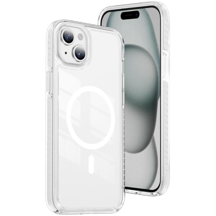 Crystal Shield Clear Magnetic Acrylic Hybrid TPU Phone Case, For iPhone 15 Plus, For iPhone 15, For iPhone 14 Plus, For iPhone 14 / 13, For iPhone 14 Pro, For iPhone 14 Pro Max