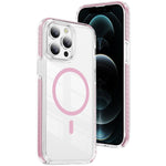 Crystal Shield Clear Magnetic Acrylic Hybrid TPU Phone Case, For iPhone 13 Pro Max, For iPhone 13 Pro, For iPhone 12 / 12 Pro, For iPhone 12 Pro Max