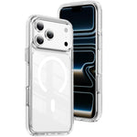 Crystal Shield Clear Magnetic Acrylic Hybrid TPU Phone Case, For iPhone 18 Pro, For iPhone 18 Pro Max, For iPhone 17 Pro Max, For iPhone 17 Pro, For iPhone 17, For iPhone Air