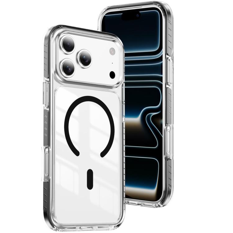 Crystal Shield Clear Magnetic Acrylic Hybrid TPU Phone Case, For iPhone 18 Pro, For iPhone 18 Pro Max, For iPhone 17 Pro Max, For iPhone 17 Pro, For iPhone 17, For iPhone Air