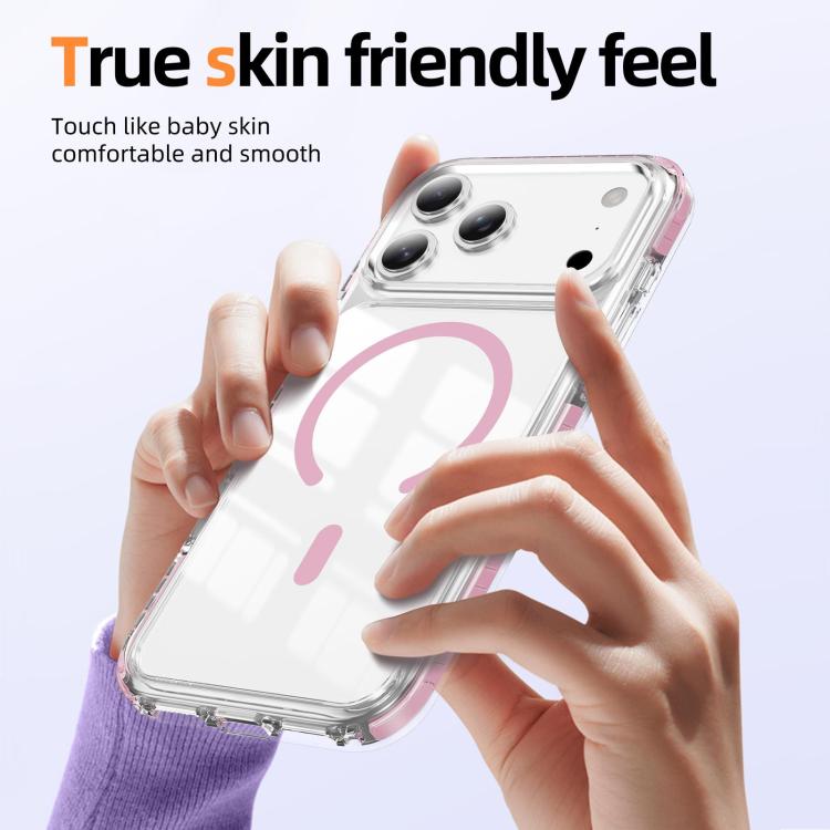Crystal Shield Clear Magnetic Acrylic Hybrid TPU Phone Case, For iPhone 18 Pro, For iPhone 18 Pro Max, For iPhone 17 Pro Max, For iPhone 17 Pro, For iPhone 17, For iPhone Air