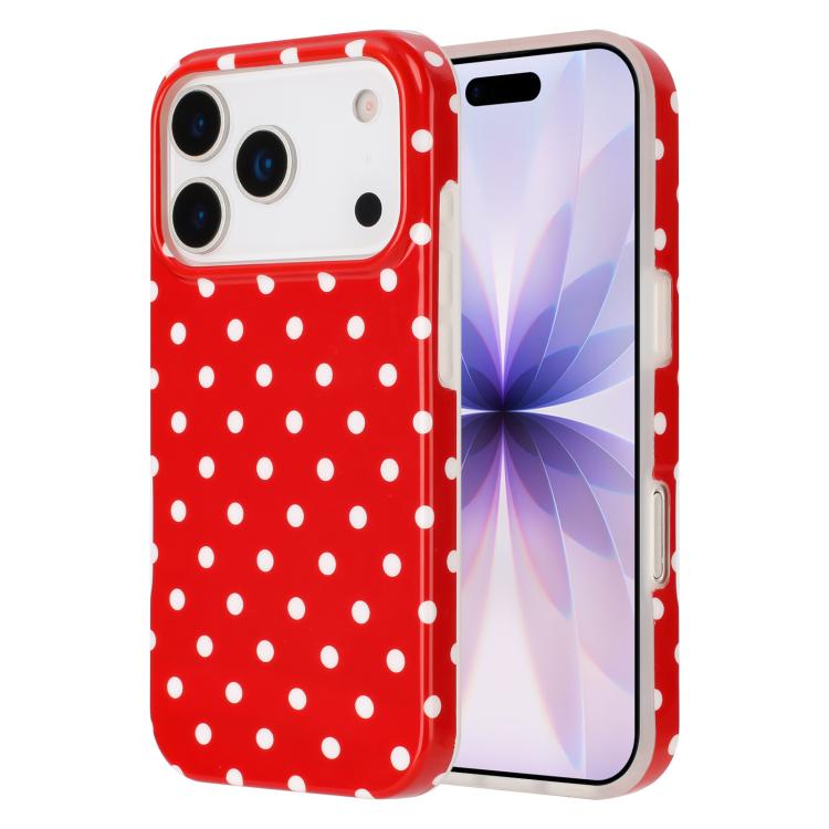 IMD Colorful Dots Pattern TPU Full Coverage Phone Case, For iPhone 17 Pro Max, For iPhone 17 Pro, For iPhone 17, For iPhone 16 Pro Max, For iPhone 16 Pro, For iPhone 16 Plus